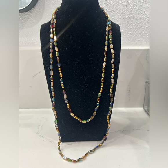 Yaqich Jewelry - Multi Color Glass Beaded Necklace